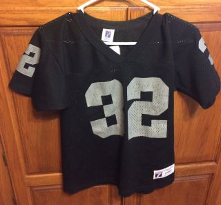 Rare VTG 80 ' s NFL Marcus Allen Los Angeles Raiders Jersey By Logo 7 Youth Large 2