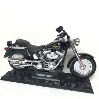 Bright Harley Davidson Fat Boy Rc Motorcycle Rare (no Remote)