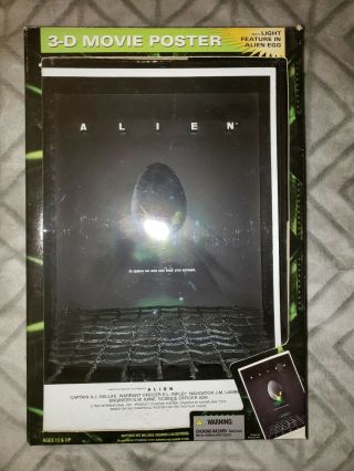 Mcfarlane Alien 3d Movie Posters Pop Culture Rare Still Lights