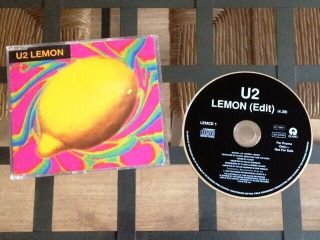 U2: Lemon (edit) - Rare Ltd Ed Uk Promo Cd With Unique Sleeve - Cat No: Lemcd1