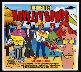 3 Cd 75 Greatest Novelty Songs Uk Import Hard To Find Funny Odd Rare Hits