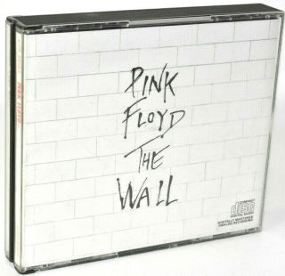 Pink Floyd The Wall 2 Disc Cd Set Fat Box Rare Columbia Records