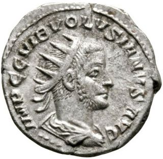 Volusian (251 - 253 Ad) Rare Antoninianus.  Antioch Cf 2612