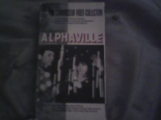 Alphaville Rare French Noir Film From 1965 Vhs Tape