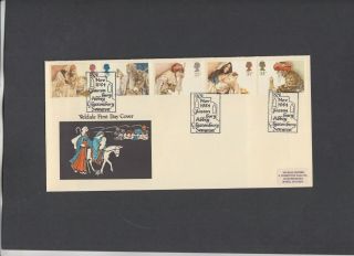 1984 Christmas Veldale First Day Cover.  Rarely Seen.