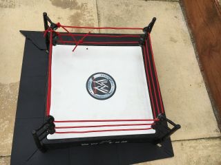 WWE wrestling hell in a cell jakks huge ring and cell boxed 2007 RARE 6