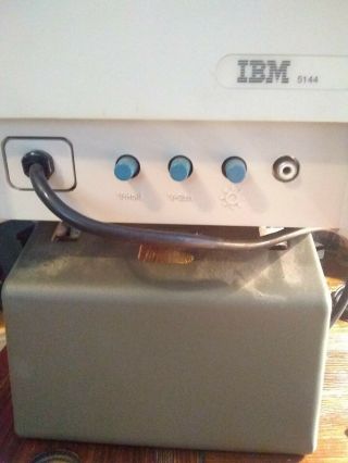1987 IBM Model 5144 with stand RARE and with box 8