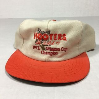 Alan Kulwicki 1992 Winston Cup Champion Official Hooter Merchandise Hat Rare