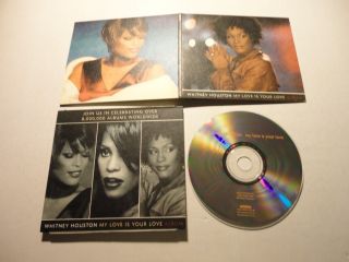Whitney Houston - My Love Is Your Love Rare Promo Cd Babyface R&b Soul Ballad Og