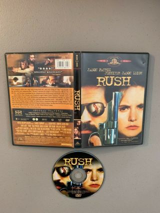 Rush Dvd Rare Oop 1991 Jason Patric Jennifer Jason Leigh Narc Cop Drama 90s