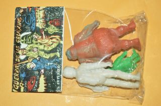 ULTRA RARE TOY MEXICAN PACK 3 FIGURES BOOTLEG STAR WARS ACTION FIGURES VII 2