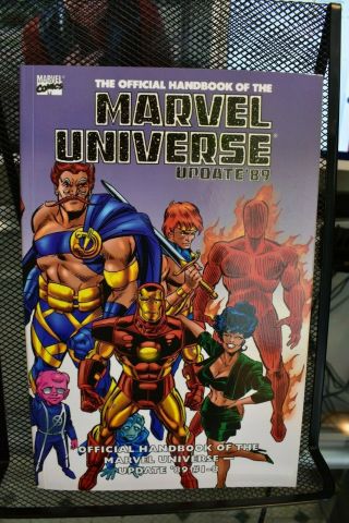 Essential Official Handbook Of The Marvel Universe Update 89 Volume 1 Tpb Rare