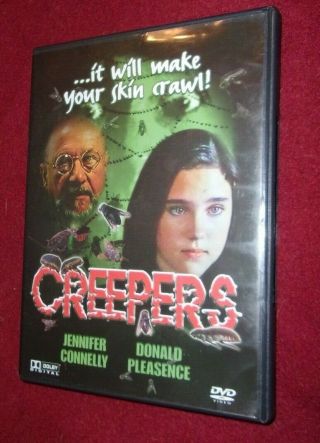 Creepers Aka Phenomena Rare Canadian Import Dvd Dario Argento,  Jennifer Connelly