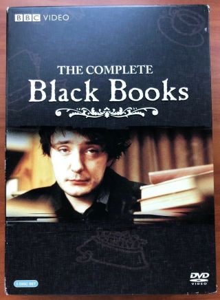 The Complete Black Books: Season 1 - 3 Bundle Series Bbc Box Set Dylan Moran Rare