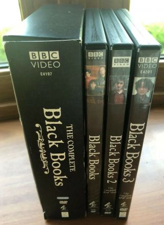 The Complete Black Books: Season 1 - 3 Bundle Series BBC Box Set Dylan Moran RARE 7