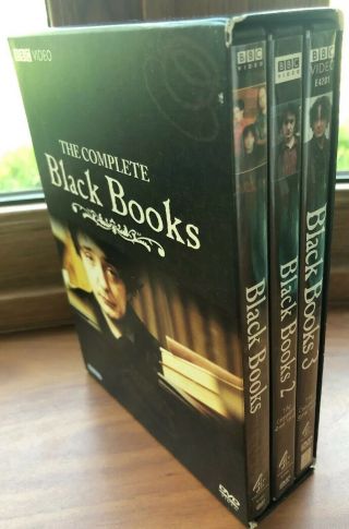 The Complete Black Books: Season 1 - 3 Bundle Series BBC Box Set Dylan Moran RARE 8
