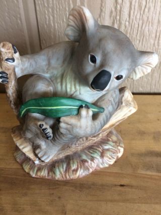 Vintage Homco Masterpiece Koala Bear Figurine Unmarked Rare Prototype