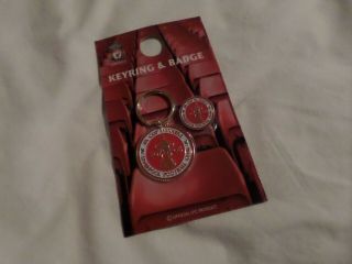 Liverpool Football Club - Official 2006 Fa Cup Winners Badge & Keyring Set Rare