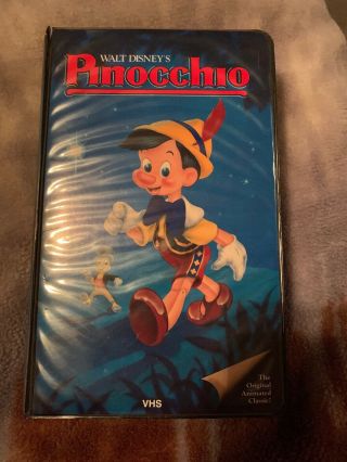 Pinocchio 1985 Rare Black Diamond Vhs