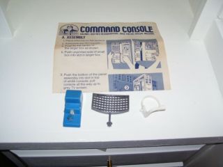 Command Console Mission Control Rare Parts & Directions Six Million Dollar Man