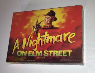 A Nightmare On Elm Street Board Game 1987 - Complete,  Very Good,  Rare Freddy