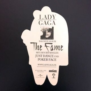 LADY GAGA Fame Monster Ball tour rare German promo sticker Enigma A star is born 2
