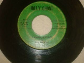 Walter Hall 13 Year Old Rare Gospel Soul 45 - I Know A Place Hear It