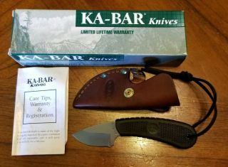 Vtg Rare Ka - Bar Usa 1440 Precision Hunter Fixed Blade Hunting Skinner Knife Mib