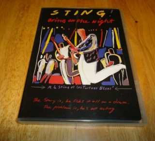 Sting - Bring On The Night (dvd,  2005) Rare Rock Music Documentary Very Good