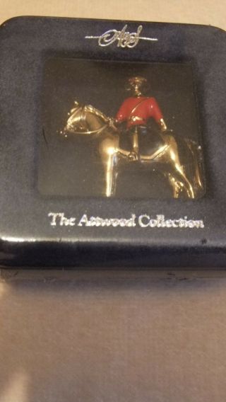 VINTAGE RARE JEWELLERY SIGNED A&S RCMP POLICE HORSE ATTWOOD & SAWYER BROOCH 2