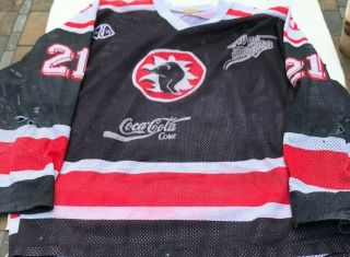 Rare Vintage Tackla Finnish Pro Game Hockey Jersey Coca - Cola Grandell 21