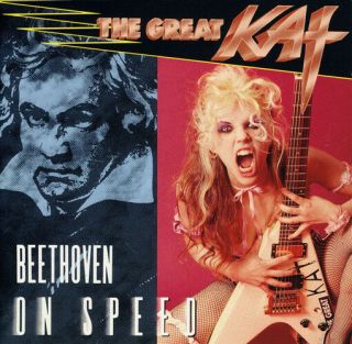 The Great Kat (katherine Thomas) : Beethoven On Speed Cd 1990 Rare Oop Nr -