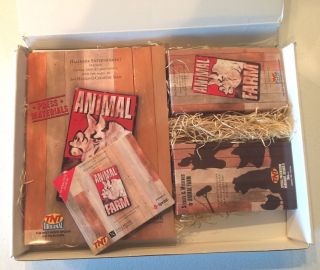 Rare Animal Farm Promo Box Set Vhs Cd 1999 Henson Muppets Tnt Movie