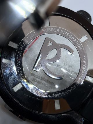 Renato Limited Edition T - Rex GMT 17/50 Men ' s Watch Handmade.  Rare Collectors 7