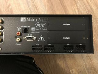 Rare Matrix Audio MX6.  8 Rackmount 6 - Ch/8 - Zone Expander Amp With Display 7
