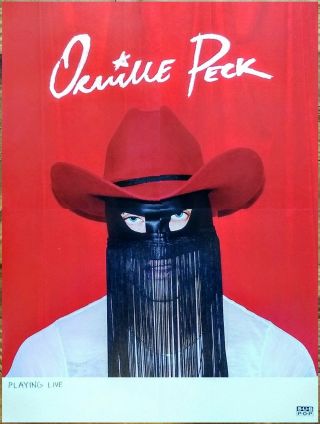 Orville Peck Pony 2019 Ltd Ed Huge Rare Tour Poster,  Folk Country Poster