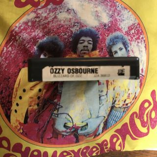 Ozzy Osbourne Blizzard Of Ozz 8 Track Tape 1981 JET JZA 36812 Black Sabbath RARE 4