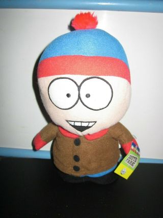Rare South Park Stan 10 " Plush Toy Doll Figure By Nanco Wt