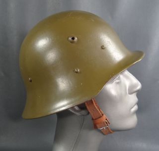 Wwii German Army Steel Combat Helmet Hat M36 M1936 Stahlhelm W/rolled Edge Rare