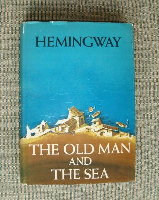 The Old Man And The Sea By Ernest Heingway (1952,  Hardcove) - 1st Ed.  - Rare -