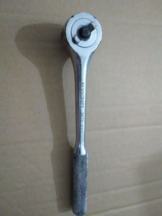 Vintage Rare Penncraft 3679 3/8 Drive Ratchet Made In Usa