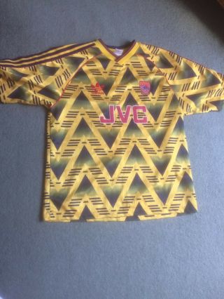 Arsenal 1993 Bruised Banana Away Shirt Xl Rare