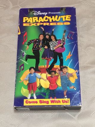 Walt Disney Parachute Express Come Sing With Us Vhs Musical Concert Rare