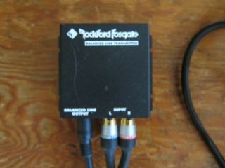 Old School Rockford Fosgate Balanced Line Transmitter Rare Usa Blt 8 Volt