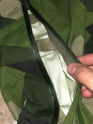 Swedish Army splinter camouflage m90 goretex jacket rare Large Regular 7