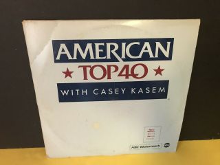 Casey Kasem - American Top 40 - 4 Lp Set W/cue Sheets - Prince/madonna - 1987 - Rare