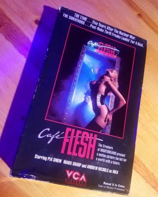 Cafe Flesh Vhs Big Box - Very Rare Cult Erotic Scifi Horror Film Vca Pia Snow