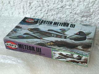 Airfix 1/72 Gloster Meteor Iii,  1978 Issue,  Contents,  Rare Box Issue.