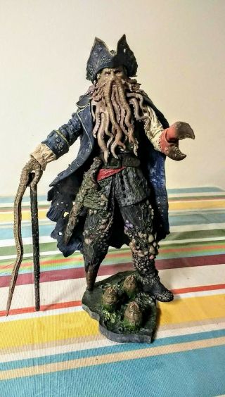 Davy Jones Mcfarlane Figure Loose,  Pirates Of The Caribbean,  Rare