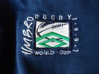 VINTAGE RARE 1991 UMBRO RUGBY WORLD CUP SCOTLAND V`s IRELAND JERSEY 2